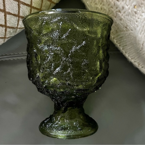 E.O. BRODY CO. Other - VINTAGE Authentic E.O. BRODY CO CLEVELAND Crinkle GLASS Pedestal GOBLET A 102